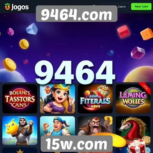 Jogos mais populares disponíveis no site 9464.com